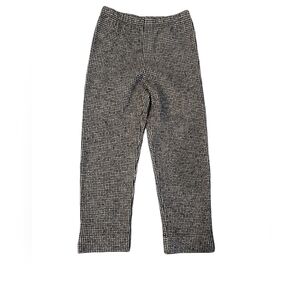 BRYN WALKER HOUNDSTOOTH COTTON/WOOL BLEND CROPPED PANTS. SZ XS.